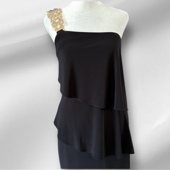 Betsy & Adam’s NWOT One Shoulder Dress - Picture 3 of 14